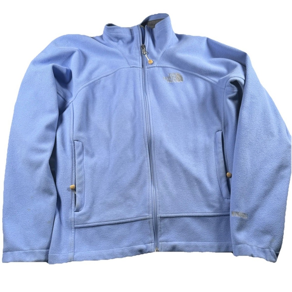 The NORTH FACE Full Zip lavender Windwall Fleece Jacket Women's Sz L